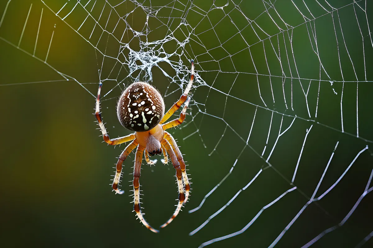 Spider web visual representing indexing and crawl